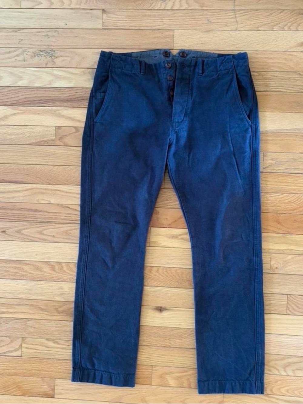 Men's Navy Blue Casual Pants